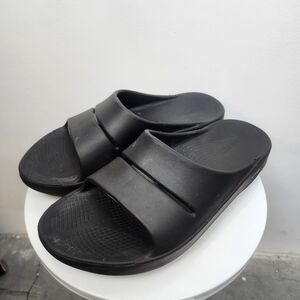 Oofos Ooah Slides Black Mens Size 10, Women's 13